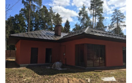 Дом из кирпича, мокрый фасад 120 м2. Кукмор